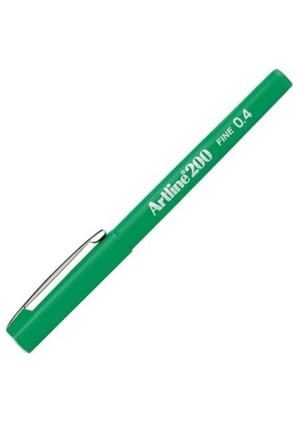 EK-200 Fineliner Ince Uçlu Keçeli Kalem 0.4 mm Green