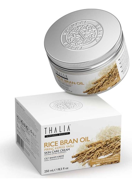 Cilt Tonu Dengeleyici Pirinç Kepeği Yağlı Cilt Bakım Kremi - 250 ml