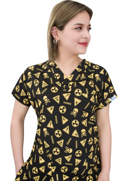 Forma Radyoloji Radyolog Temalı Likralı Tek Üst Forma fiyatları