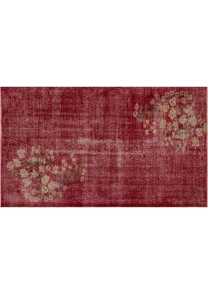 Vintage Eskitme El Dokuma Halı 120 x 207 cm 7359