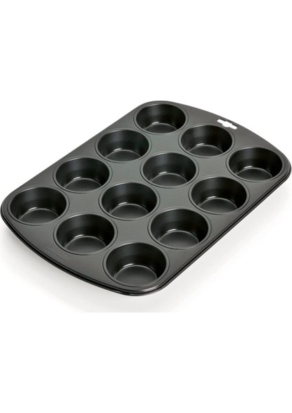 Muffin Kalıbı 12\'li Siyah