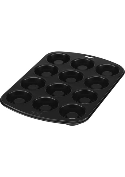 Donut Muffin Kalıp 12 Haneli Siyah