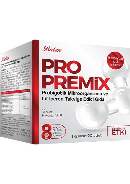 Probiyotik Mikroorganizma ve Lif Içeren Takviye 20 x 1 gr
