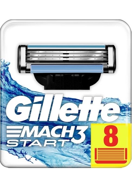 Mach3 Start 8'li Yedek Tıraş Bıçağı