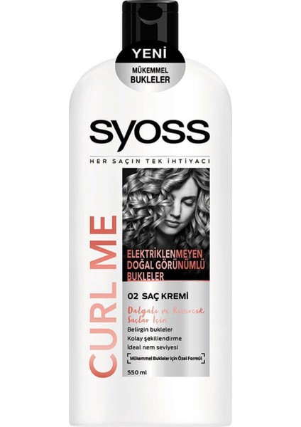 Curl Me Saç Kremi 550 ml