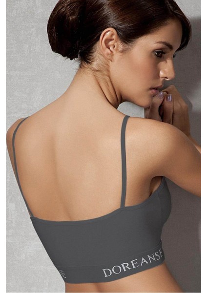 Modal Ince Askılı Sporcu Sütyeni