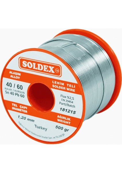 40/60 Lehim Teli 500GR 1.20MM
