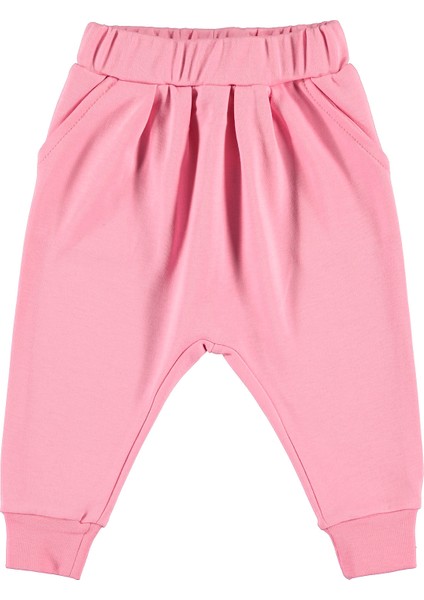 Bebek Patiksiz Tek Alt 6-24 Ay Pembe