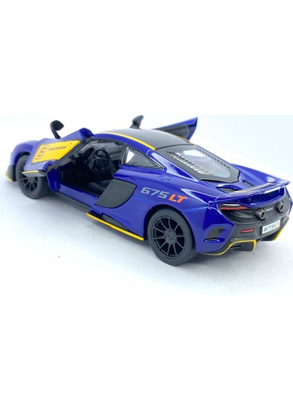 Mclaren 675LT (Modifiyeli) - Çek Bırak 5inch. Lisanslı Model Araba, Oyuncak Araba 1:36 fiyatları