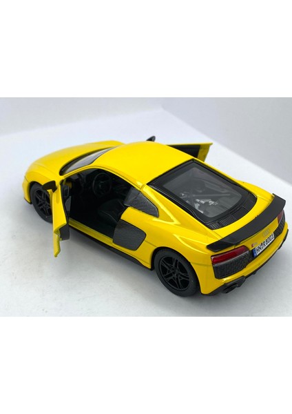 2020 Audi R8 Coupe - Çek Bırak 5inch. Lisanslı Model Araba, Oyuncak Araba 1:36