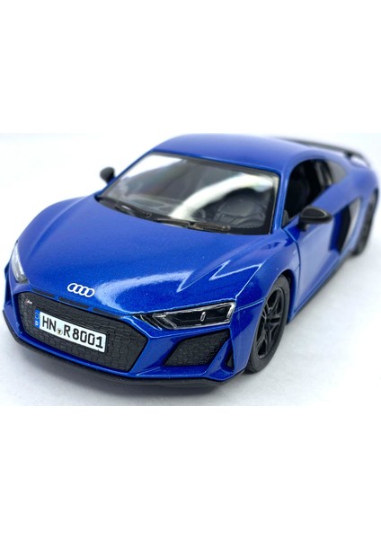 2020 Audi R8 Coupe - Çek Bırak 5inch. Lisanslı Model Araba, Oyuncak Araba 1:36