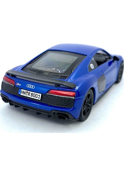 2020 Audi R8 Coupe - Çek Bırak 5inch. Lisanslı Model Araba, Oyuncak Araba 1:36 modelleri