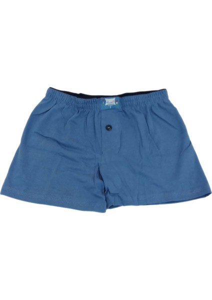 %100 Pamuk Havlu Bel Erkek Çocuk Boxer 6'lı Paket