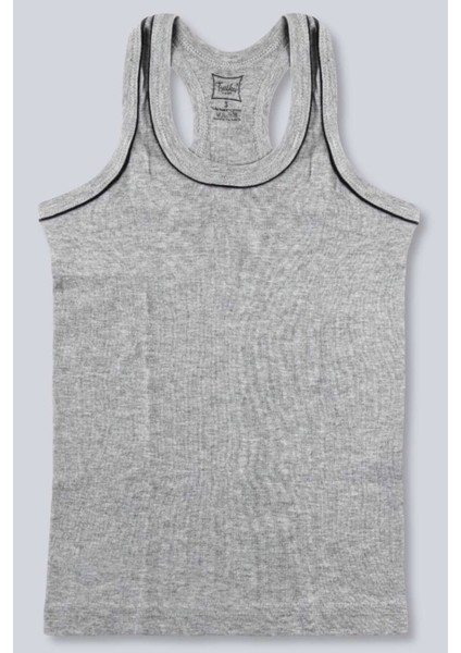 %100 Pamuk Ribana 6'lı Paket Erkek Çocuk Spor Atlet fiyatları