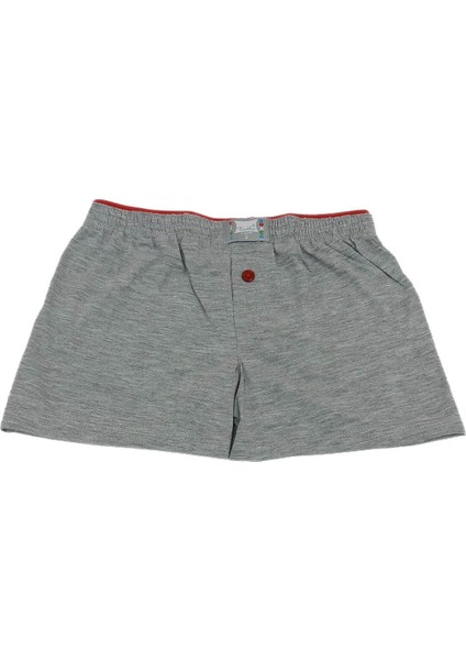 %100 Pamuk Havlu Bel Erkek Çocuk Boxer 6'lı Paket