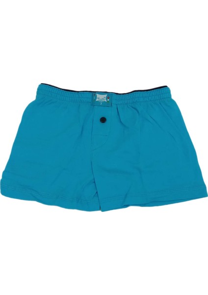 %100 Pamuk Havlu Bel Erkek Çocuk Boxer 6'lı Paket