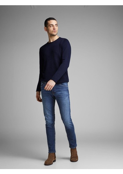 Jack & Jones Erkek Blue Denim Jeans