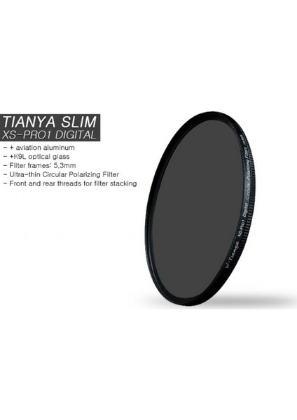 Canon 650D 700D 750D 760D 800D 850D 18-55MM Lens Için 58MM Xs-Pro Slim Circular Polarize Filtre