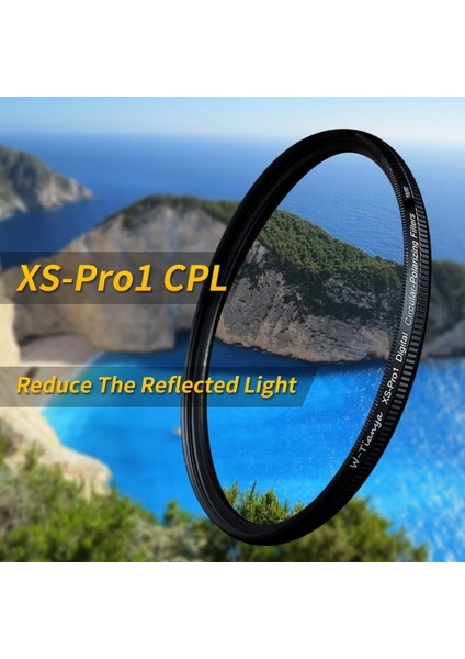 52MM Xs-Pro Slim Koruyucu Uv + Slim Cpl Polarize + Slim Nd8 Nd 3 Stop Filtre Seti