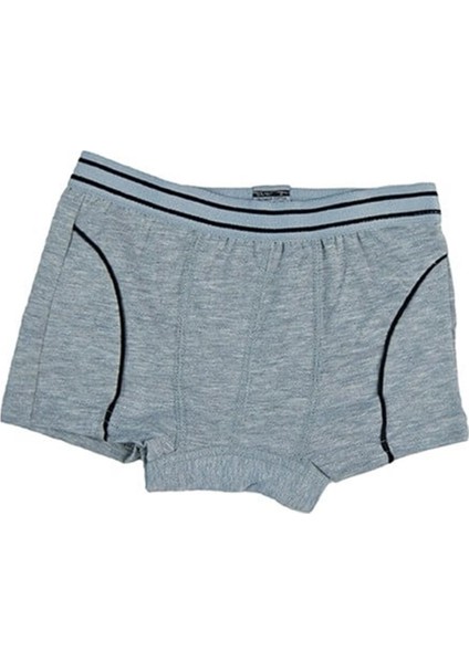 Likralı Biyeli Erkek Çocuk Boxer 6'lı Paket