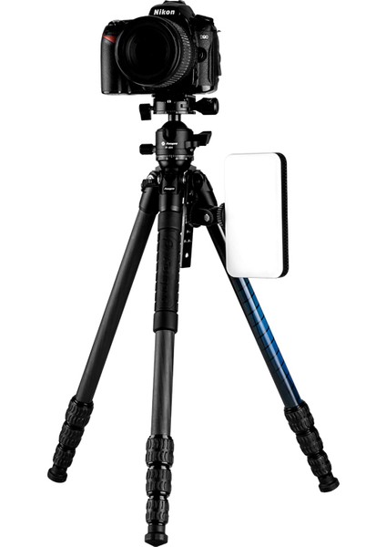 P-4 Profesyonel Tripod Carbon Fiber Serisi 1265MM fırsatları