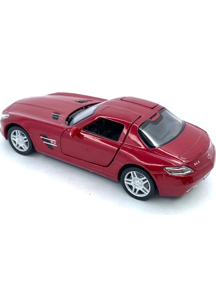 Mercedes - Benz Sls Amg - Çek Bırak 5inch. Lisanslı Model Araba, Oyuncak Araba 1:36