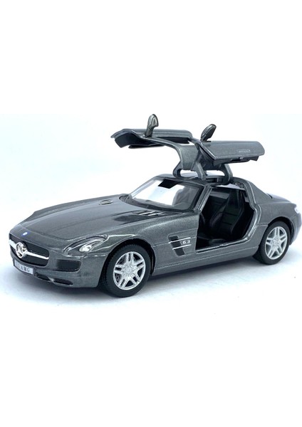 Mercedes - Benz Sls Amg - Çek Bırak 5inch. Lisanslı Model Araba, Oyuncak Araba 1:36