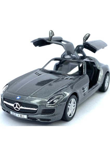 Mercedes - Benz Sls Amg - Çek Bırak 5inch. Lisanslı Model Araba, Oyuncak Araba 1:36