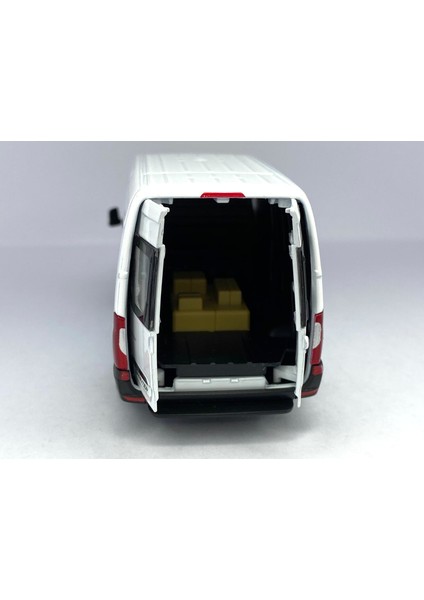 Mercedes-Benz Sprinter - Çek Bırak 5inch. Lisanslı Model Araba, Oyuncak Araba 1:48 modelleri