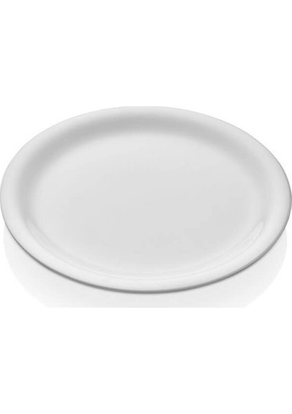 2123.PW - Soft 6'lı Beyaz Tabak Seti 23 cm, Thermoset Melamin