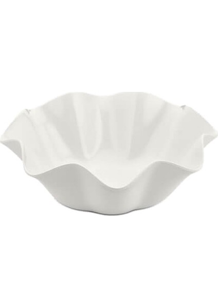 Dalgalı Yuvarlak Melamin Kase Gastro Butik 35 cm