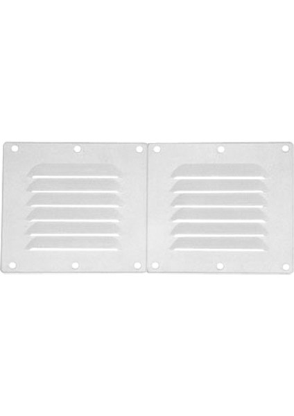 Vent. Shaft Grilles Cover, DOUBLE,255X155MM, White