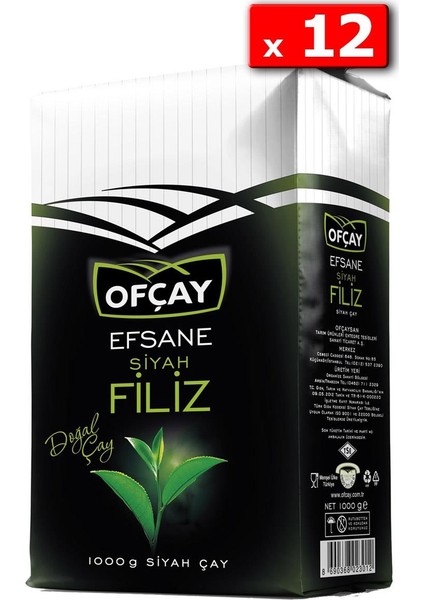 Efsane Filiz Çayı 1 kg x 12 Paket