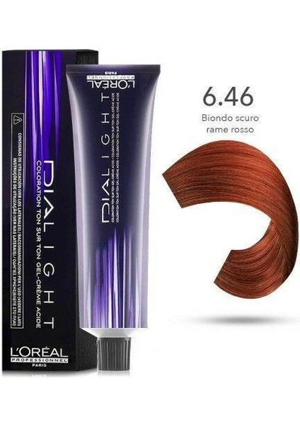 Loreal Paris Dia Light 6.46 Koyu Sarı Bakır Kırmızı Saç Boyası 50 ml