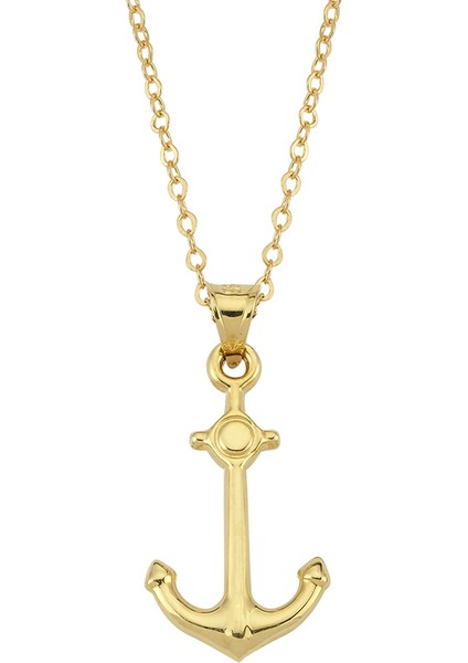 Altınsepeti Altın Sade Çapa Kolye AS1629KL