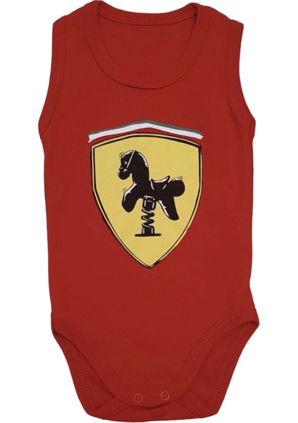 Unisex Bebek Kırmızı Sallanan At Atlet Body fırsatları