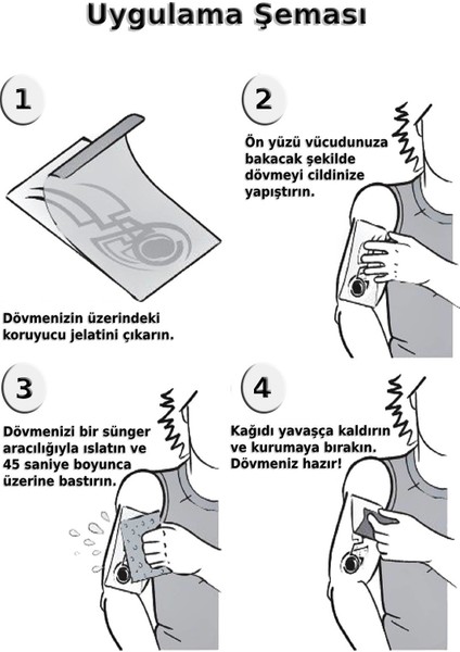 Iskambil Geçici Dövme modelleri
