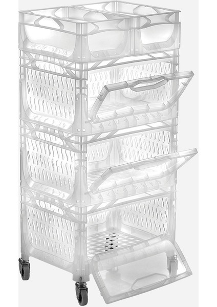 Plastik Sebzelik Organizer Raf 40 x 30 cm