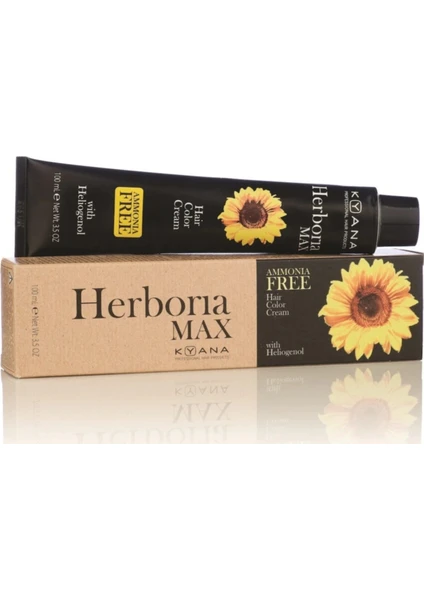 Herboria Max Amonyaksız Saç Boyası 100 ml 5/64 Tropikal Kırmızı Açık Kahve