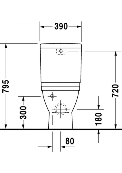 Starck 3 Takım Rezervuarlı Klozet Seti 0128390075 modelleri