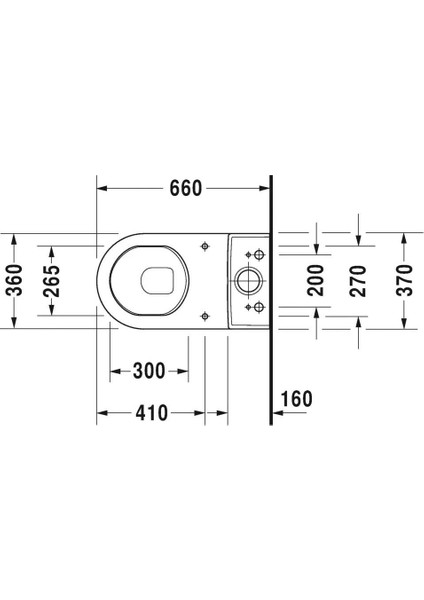 Starck 3 Takım Rezervuarlı Klozet Seti 0128390075 fırsatları