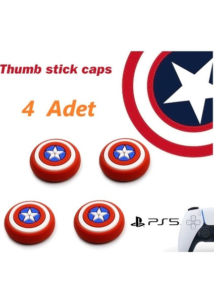 Ps5 Dualsense 2 Çift Kabartma Desenli Analog Başlığı