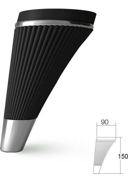 Sementa Berjer, Koltuk, Kanepe ve Çekyat Ayağı 15 cm 4'lü Aytaşı Rengi modelleri