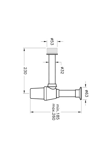 Plastik Lavabo Sifonu Seti A45109