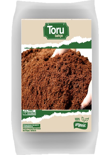 Cocopeat Hindistan Cevizi Torfu Lifi 40 Lt (100% Doğal ) Katkısız