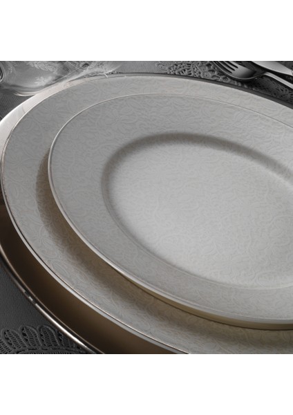 62 Parça 12 Kişilik Porselen Yemek Takımı 1077120