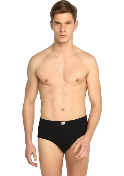 Tutku Erkek Slip Külot Siyah 12'li Paket