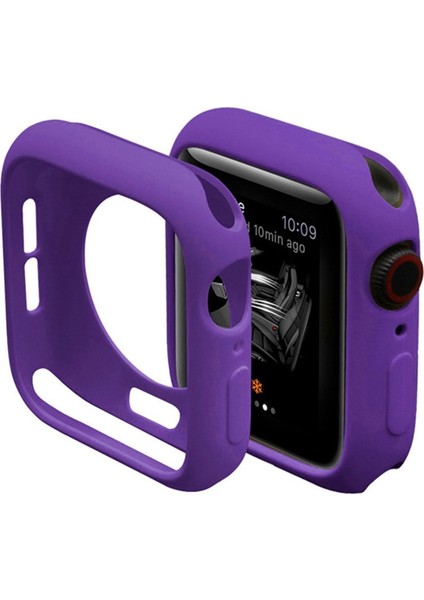 Apple Watch Uyumlu Seri 6 40MM Candy Color Seri Kılıf Lacivert MC1403