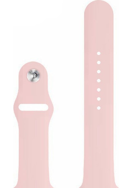 Apple Watch Uyumlu Se 44 mm Silikon Kordon Kayış Toz Pembe fiyatları