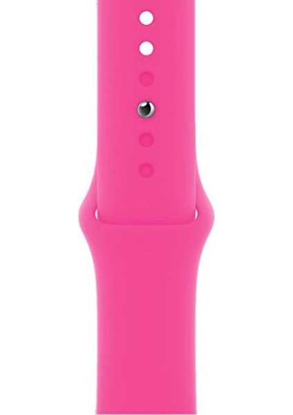 Apple Watch Uyumlu Se 44 mm Silikon Kordon Kayış Pembe fiyatları